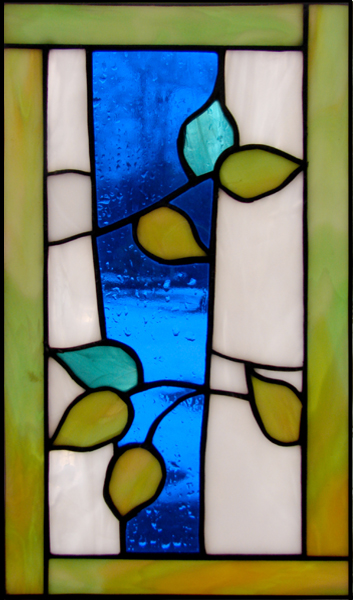 Birches Stained Glass Art